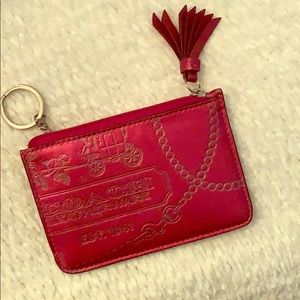 COACH keychain wallet